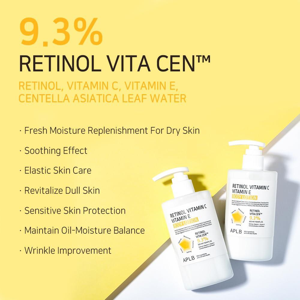 APLB RETINOL VITAMIN C VITAMIN E BODY LOTION 300ml 3
