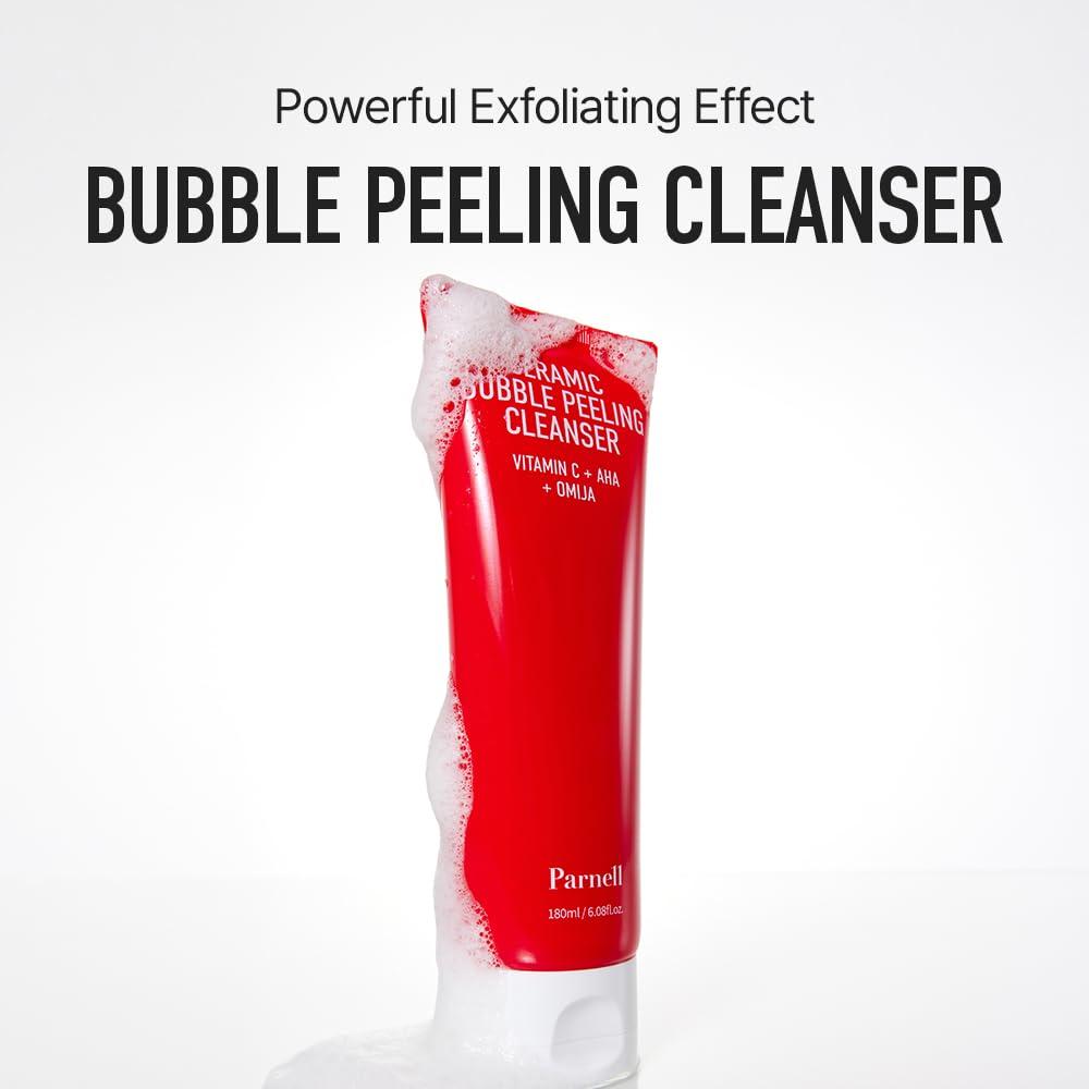 Parnell  AHA OMIJA CERAMIC BUBLE PEELING CLEANSER 180ml 2