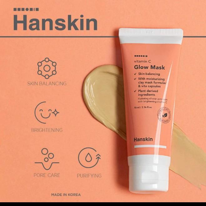Hanskin Vitamin C Glow Mask (reformulation) 2.36 fl oz (70ml) 4