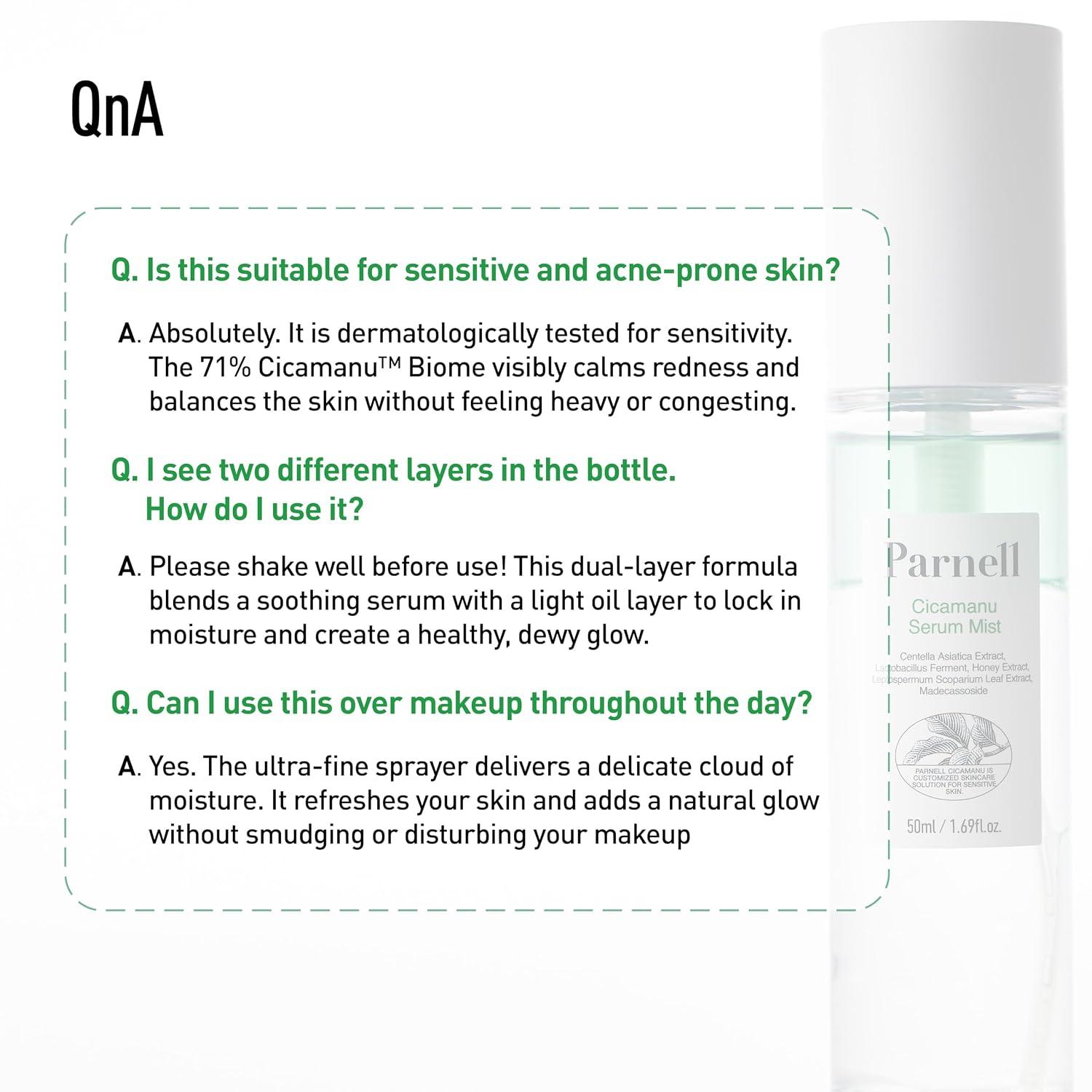Parnell Cicamanu Serum Mist 50ml 8