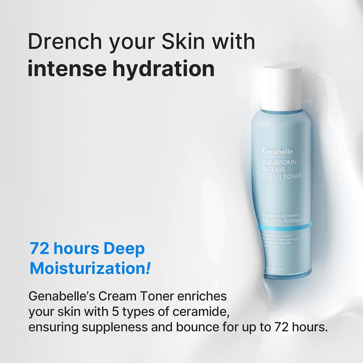Genabelle Aquaporin Intense Cream Toner 120ml 2