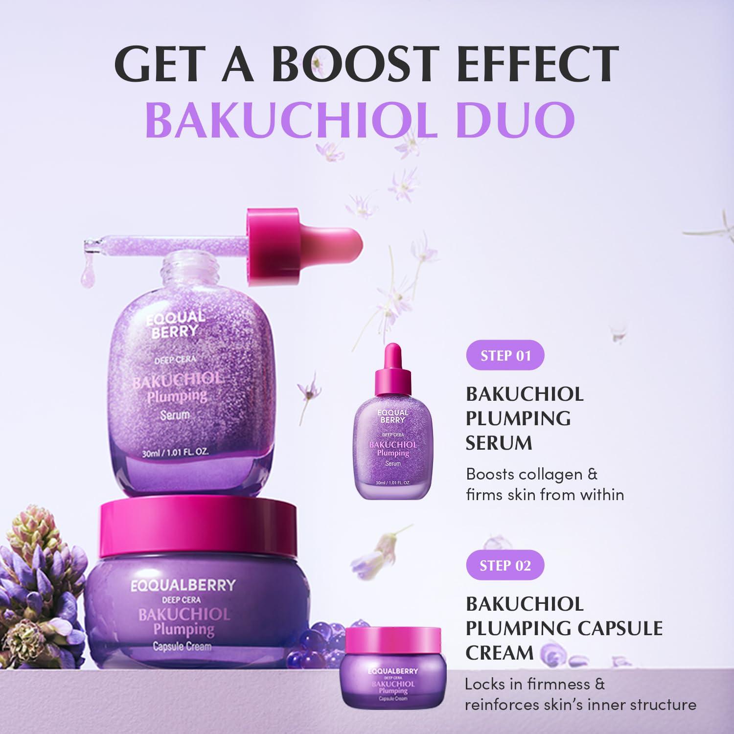 EQQUALBERRY Bakuchiol Plumping Serum 30ml 7