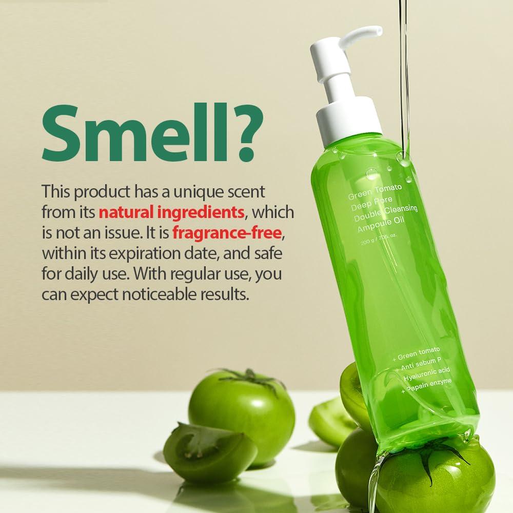 Sungboon Editor Green Tomato Double Cleansing Ampoule Oil 200g 3