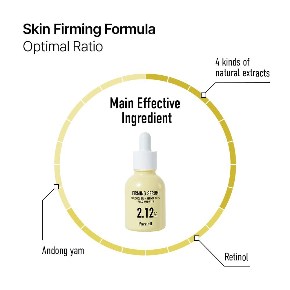 Parnell BAKUCHIOL RETINOL WILD YAM 2.12 FIRMING SERUM 30ml 2