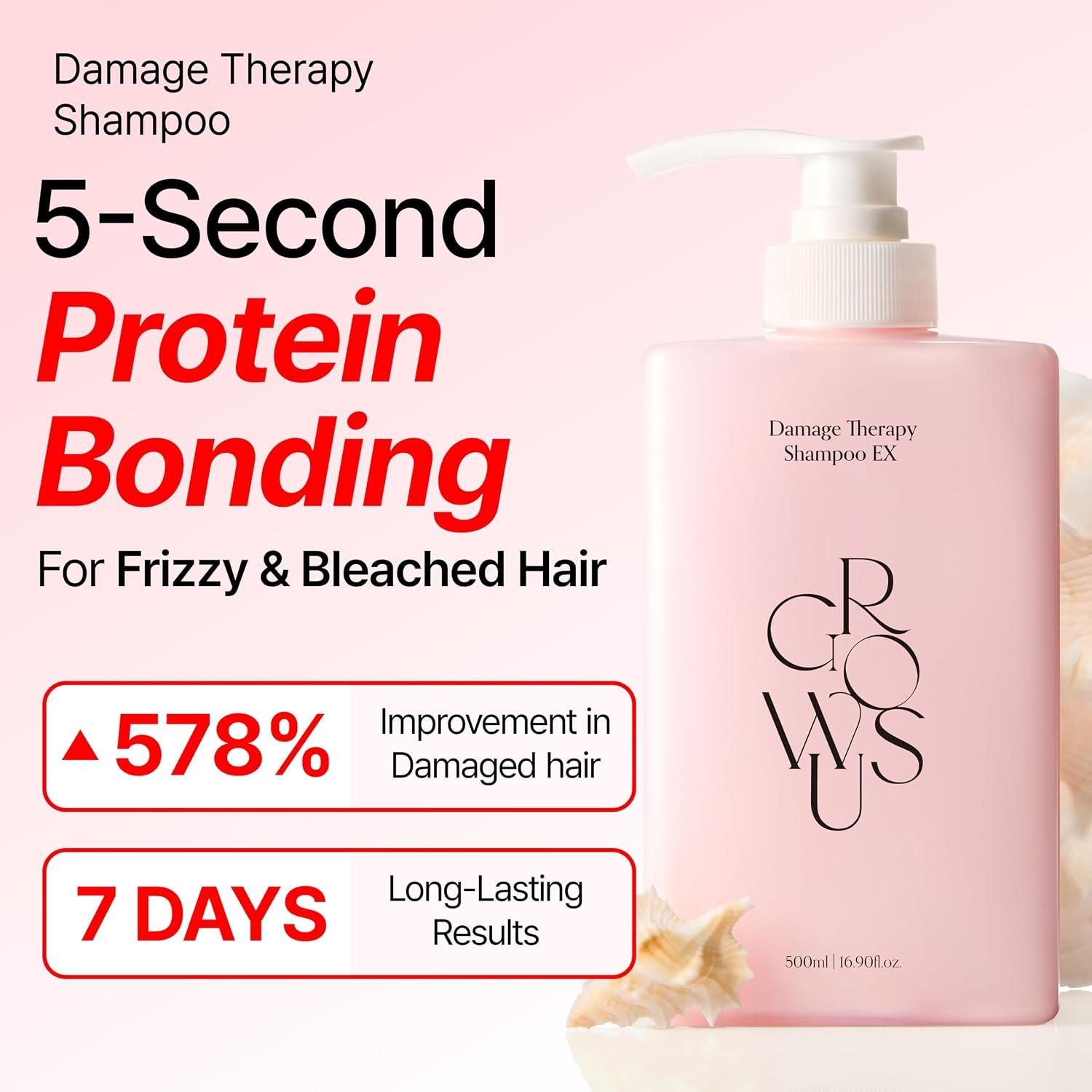 GROWUS Damage Therapy Shampoo EX 500ml (Renewed).jpg 2