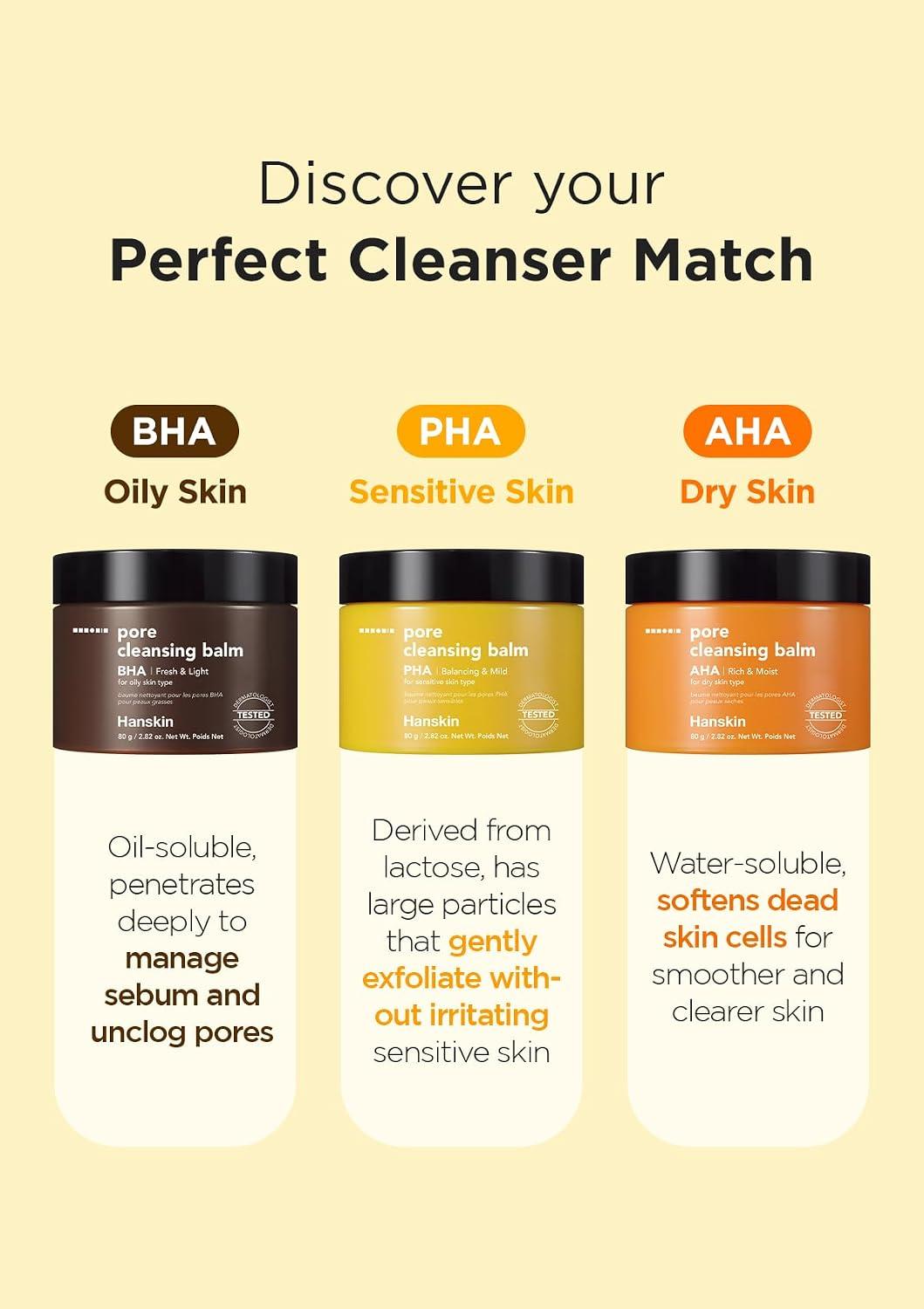 Hanskin Pore Cleansing Balm PHA 80g 6