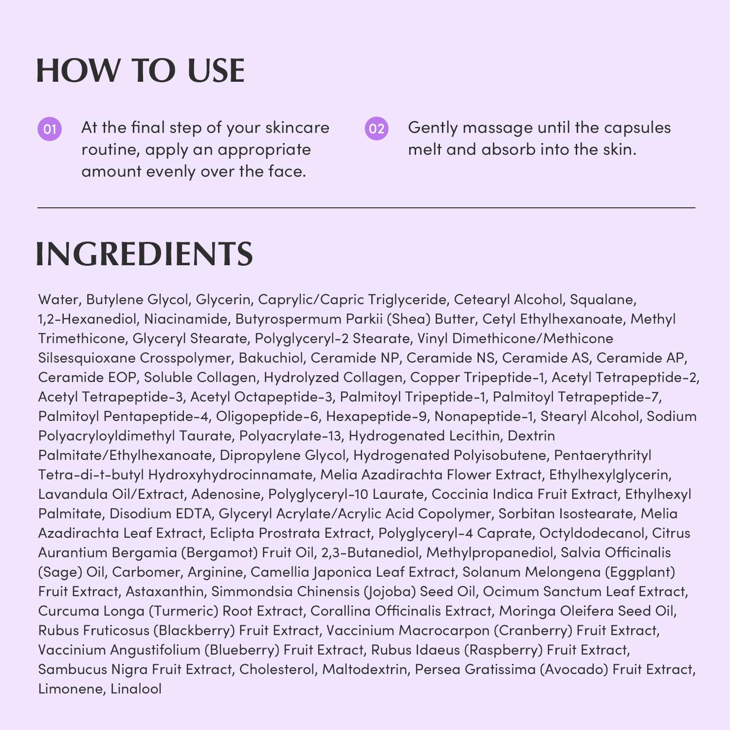 EQQUALBERRY Bakuchiol Plumping Capsule Cream 50ml 9