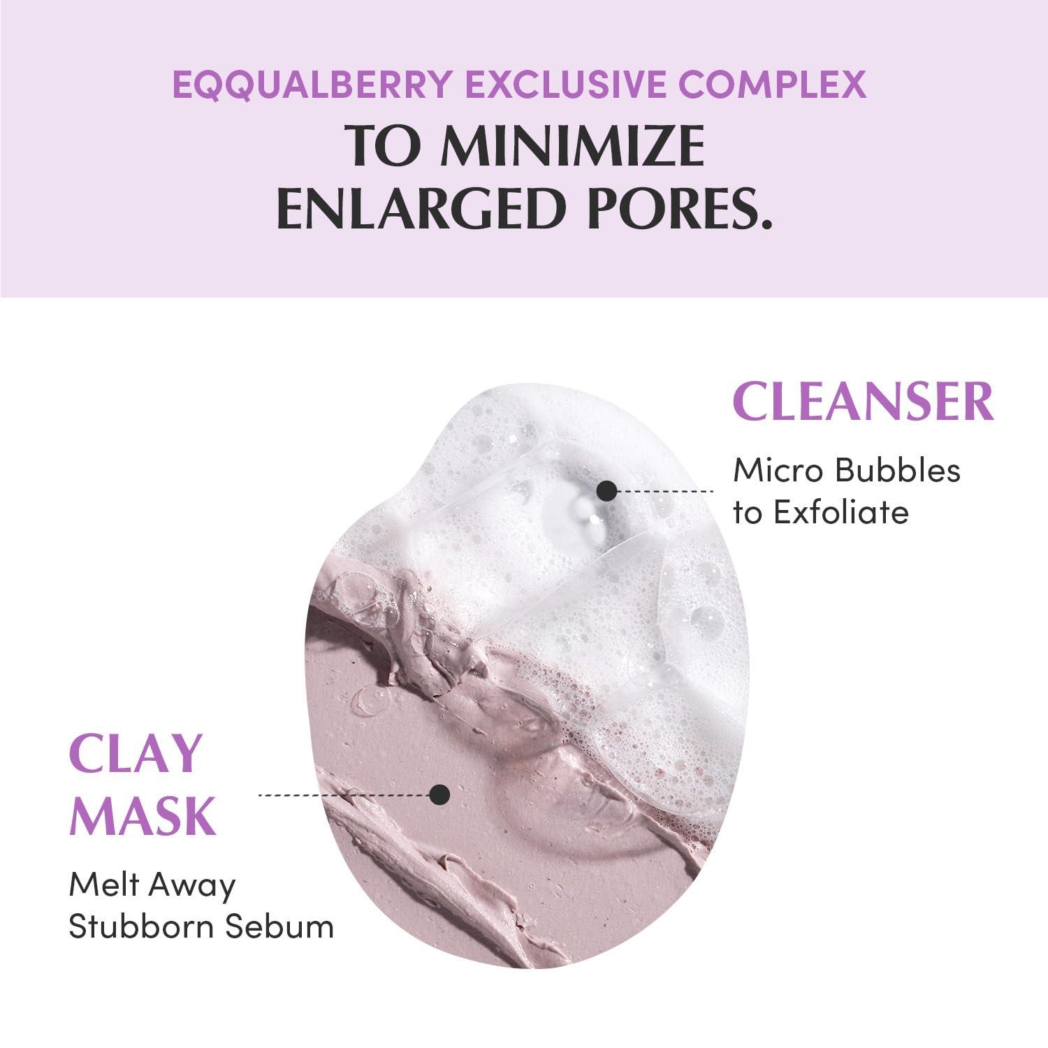 EQQUALBERRY Purple Rice Pore Purifying Pack Cleanser 130g 6