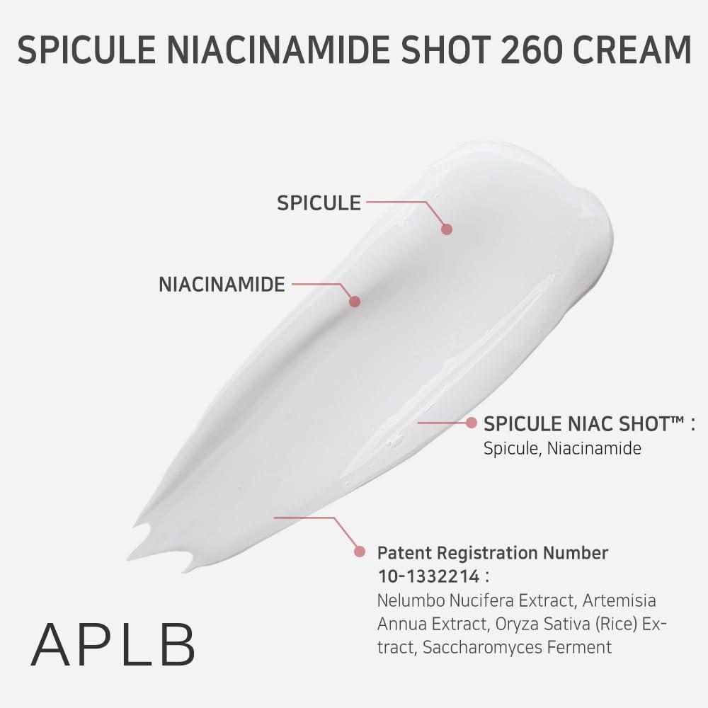 APLB SPICULE NIACINAMIDE SHOT 260 CREAM 55ml 4