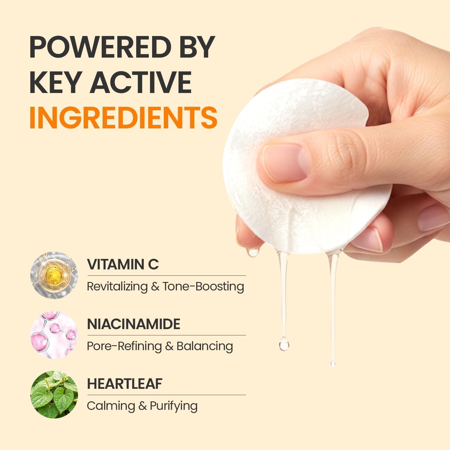 OOTD Dark Spot Vitamin C Toner Pad 120ml / 70pads 7