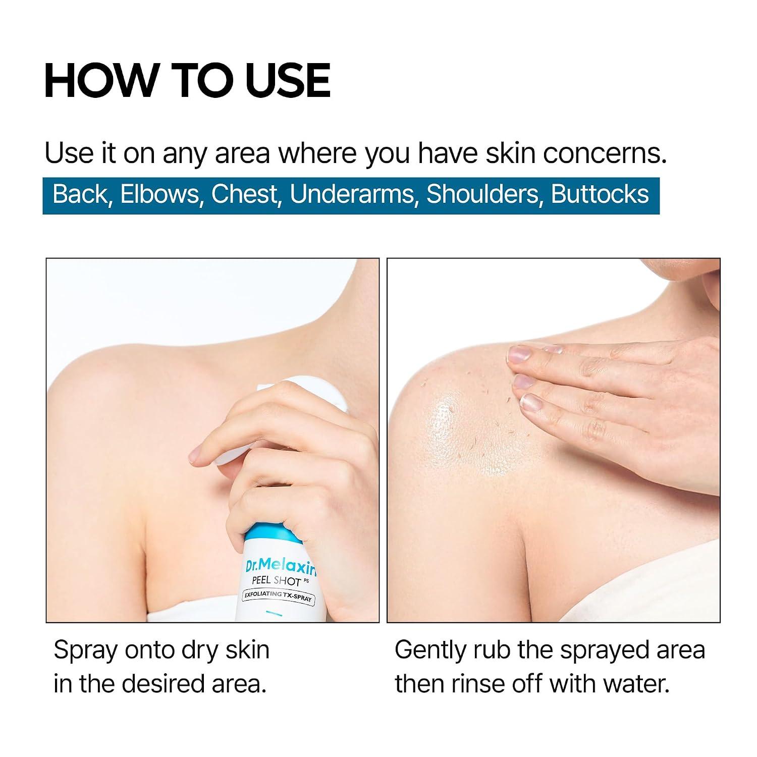 Dr.Melaxin PEEL SHOT EXFOLIATING TX-SPRAY 200ml 8