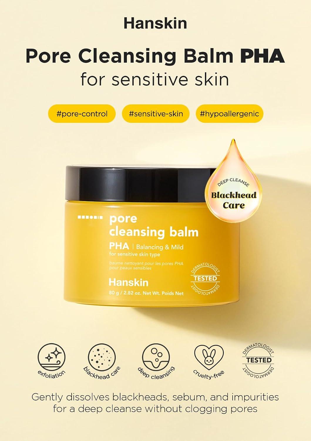 Hanskin Pore Cleansing Balm PHA 80g 2