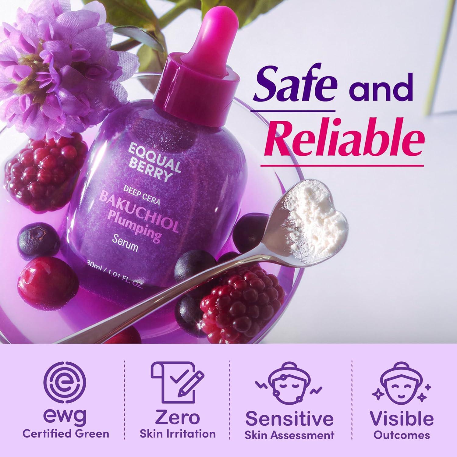 EQQUALBERRY Bakuchiol Plumping Serum 30ml 6