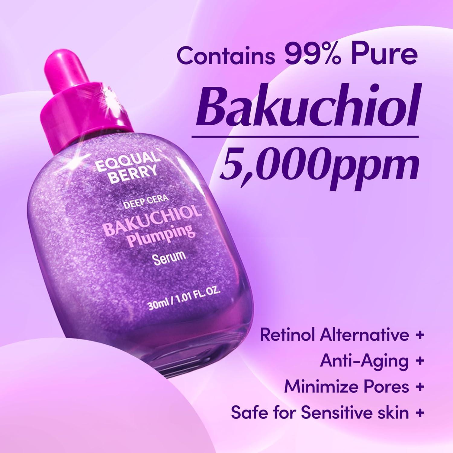 EQQUALBERRY Bakuchiol Plumping Serum 30ml 2