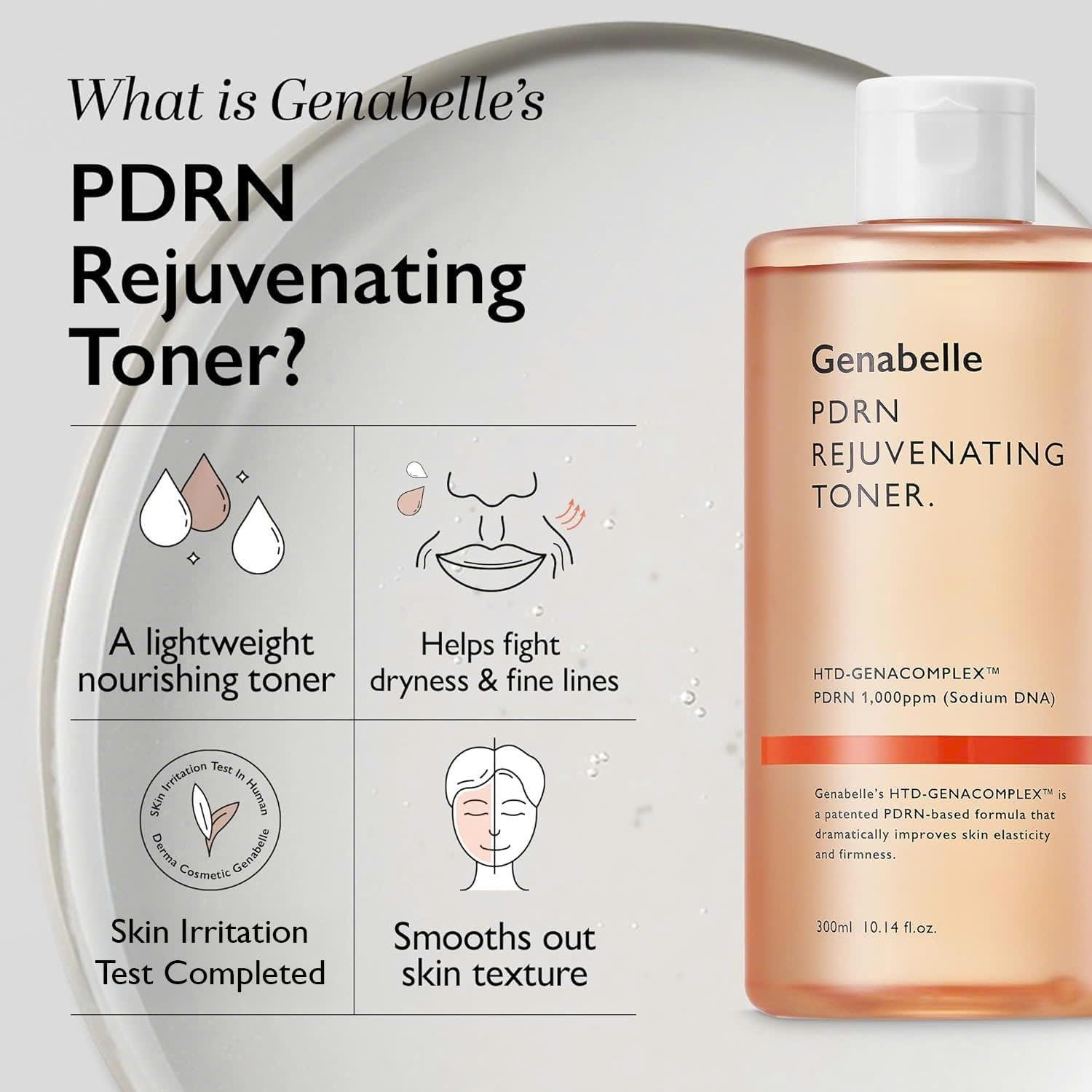 Genabelle PDRN Rejuvenating Toner 300ml 6