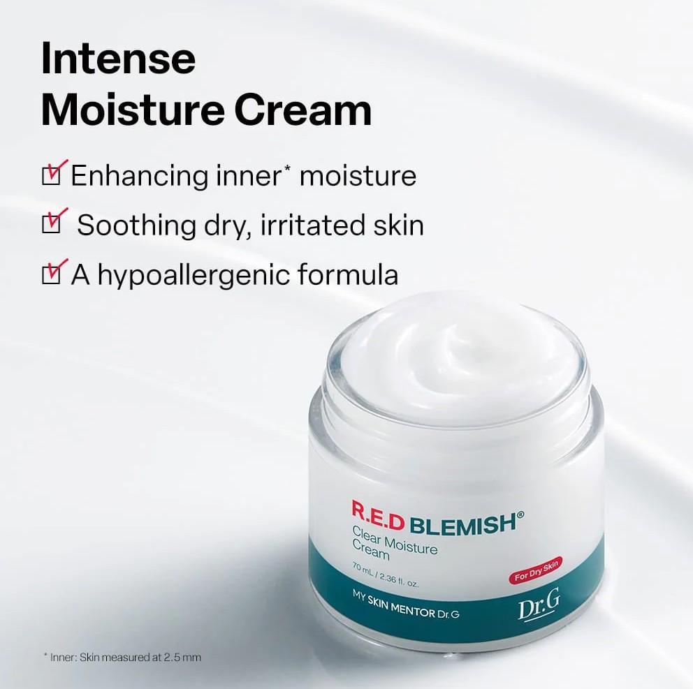 DR.G R.E.D BLEMISH CLEAR MOISTURE CREAM 70ML 3
