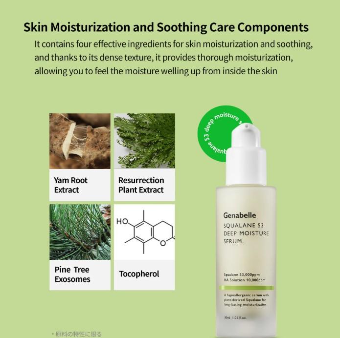 Genabelle Squalane 53 Deep Moisture Serum 30ml 5