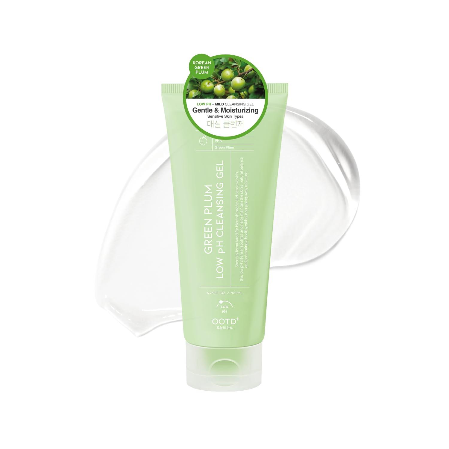 OOTD Green Plum Low Ph Cleansing Gel 200ml