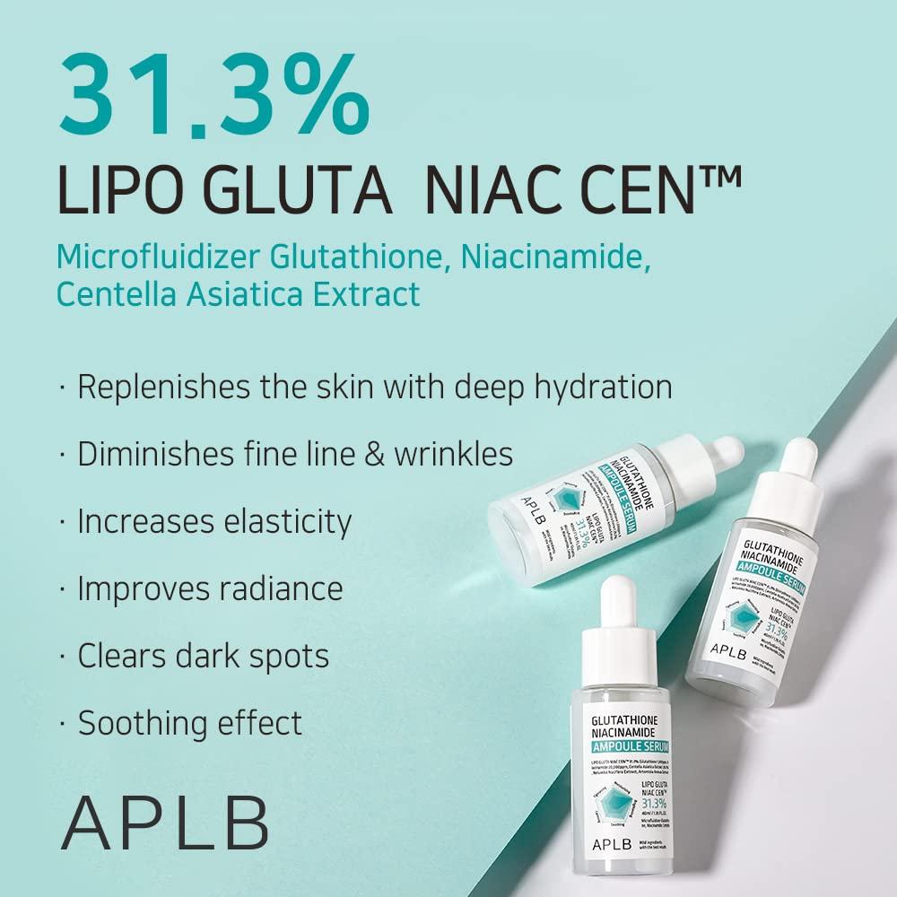 APLB Glutathione Niacinamide Ampoule Serum 40ml 3