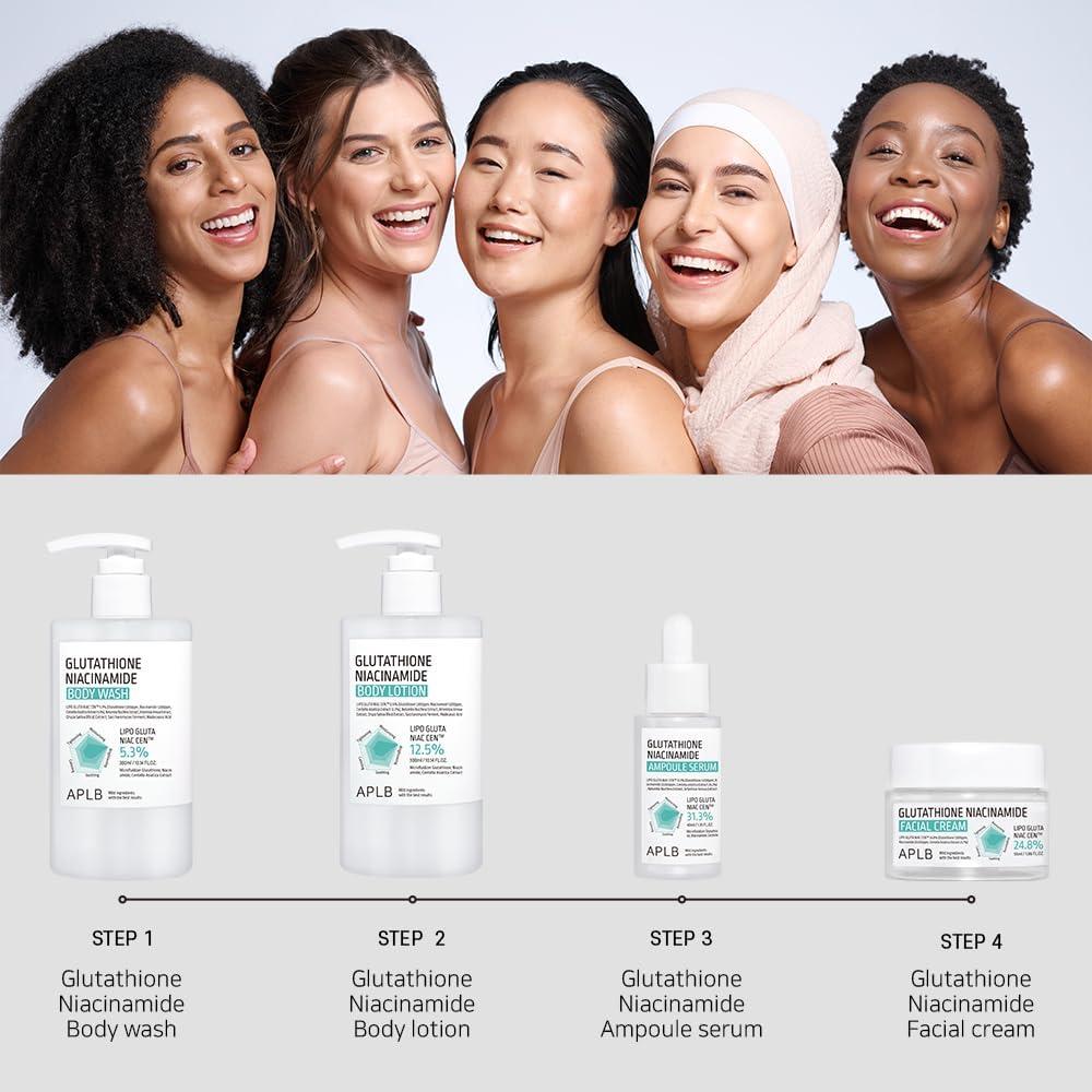 APLB Glutathione Niacinamide Body Wash 300ml 9