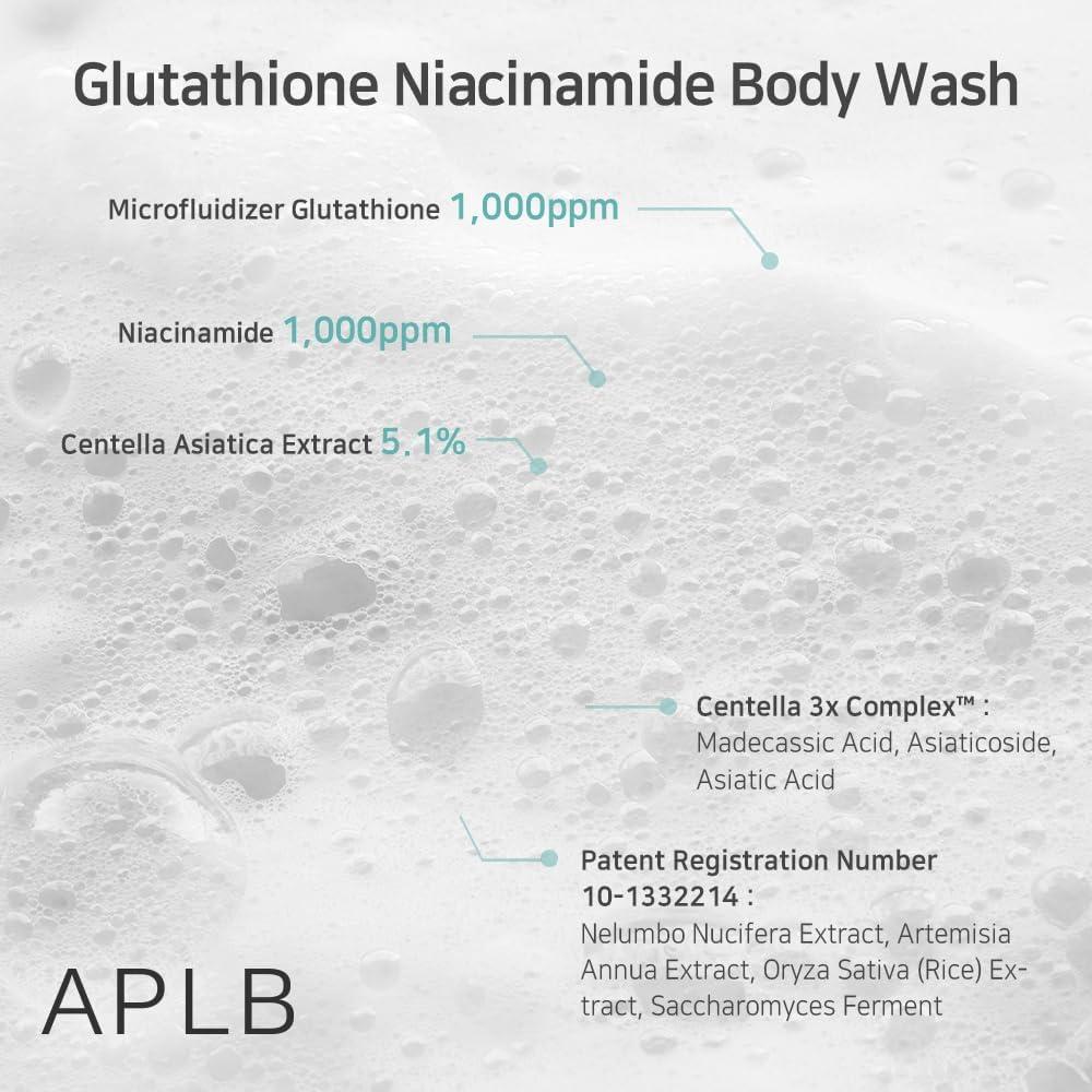APLB Glutathione Niacinamide Body Wash 300ml 4