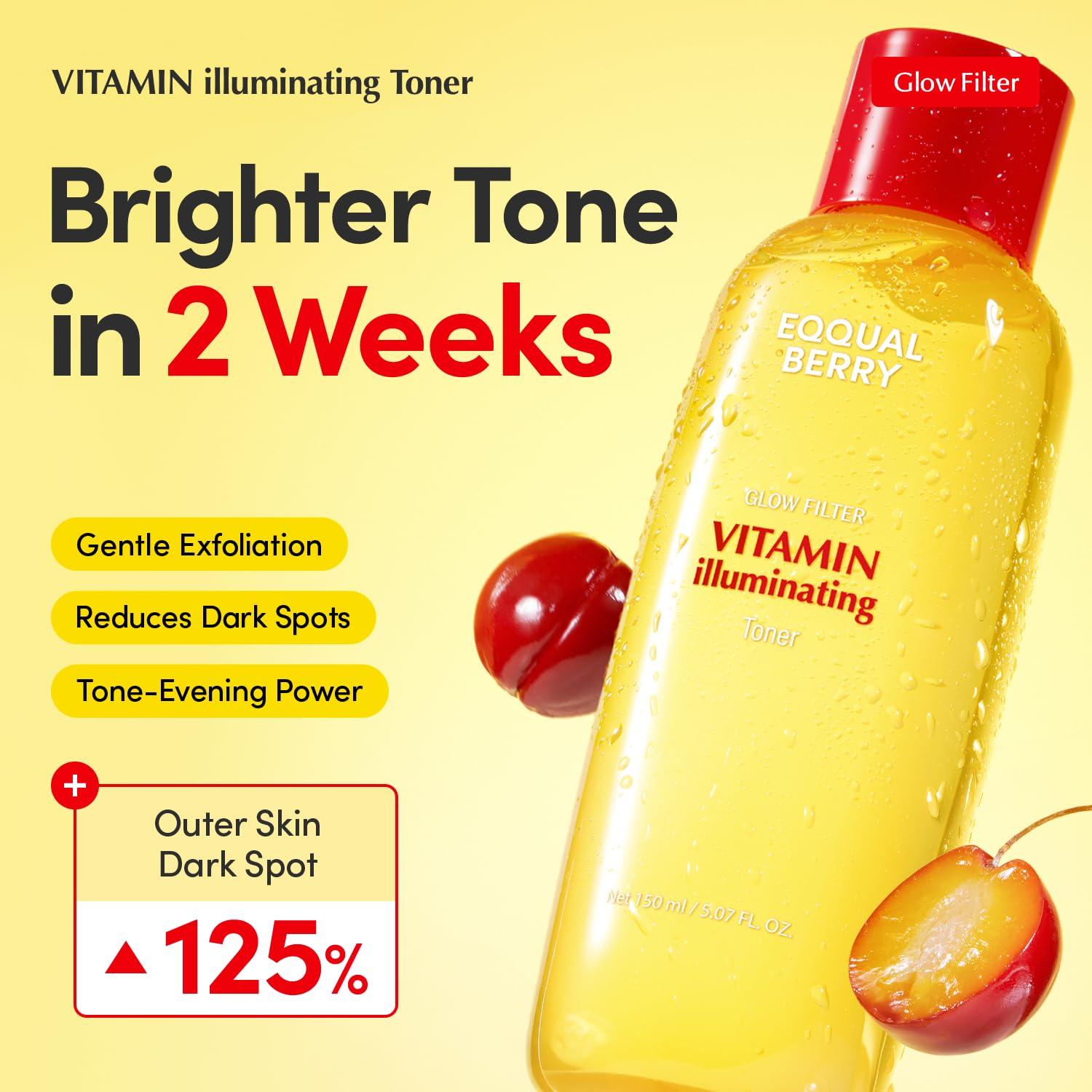 EQQUALBERRY VITAMIN ILLUMINATING TONER 150ml 2