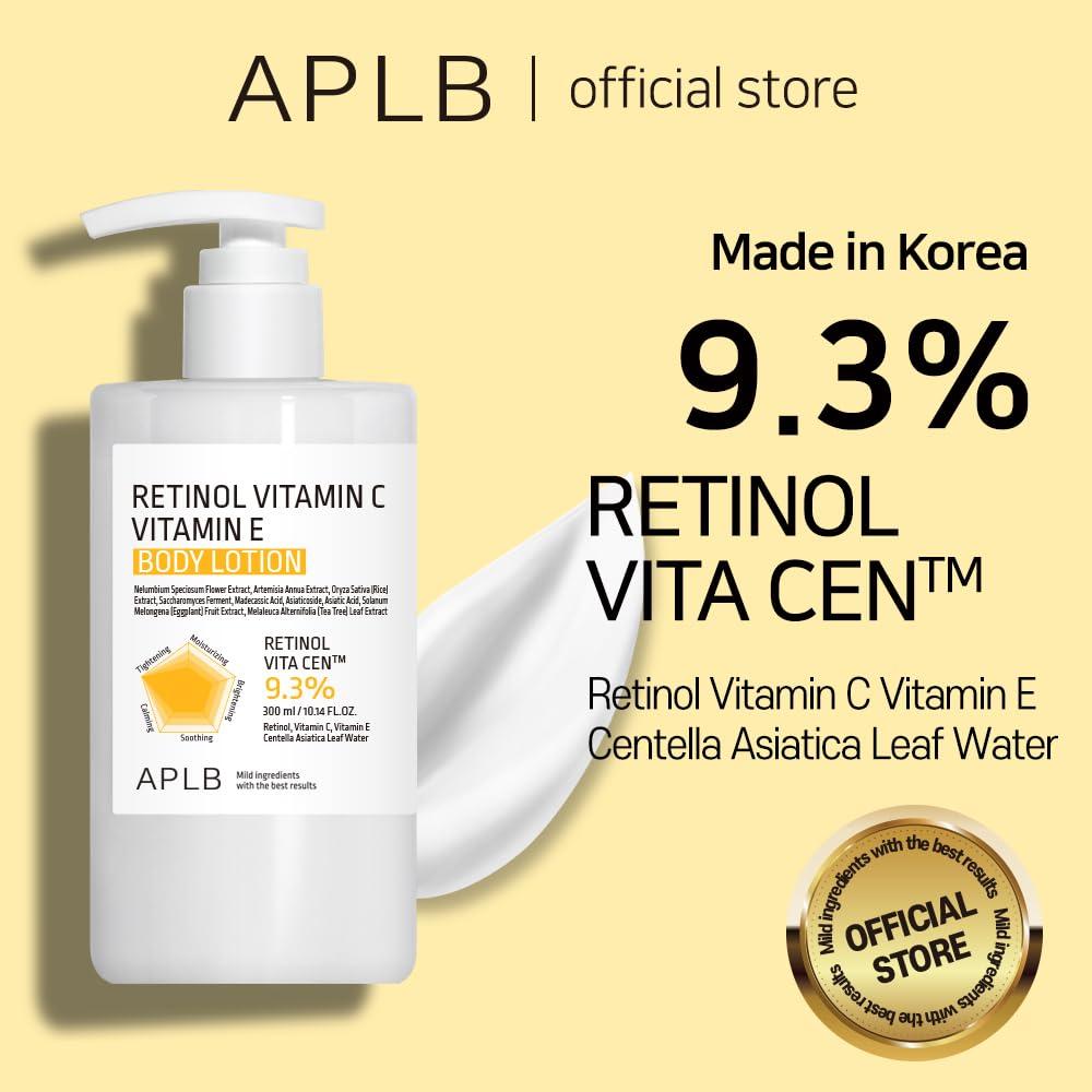 APLB RETINOL VITAMIN C VITAMIN E BODY LOTION 300ml 2