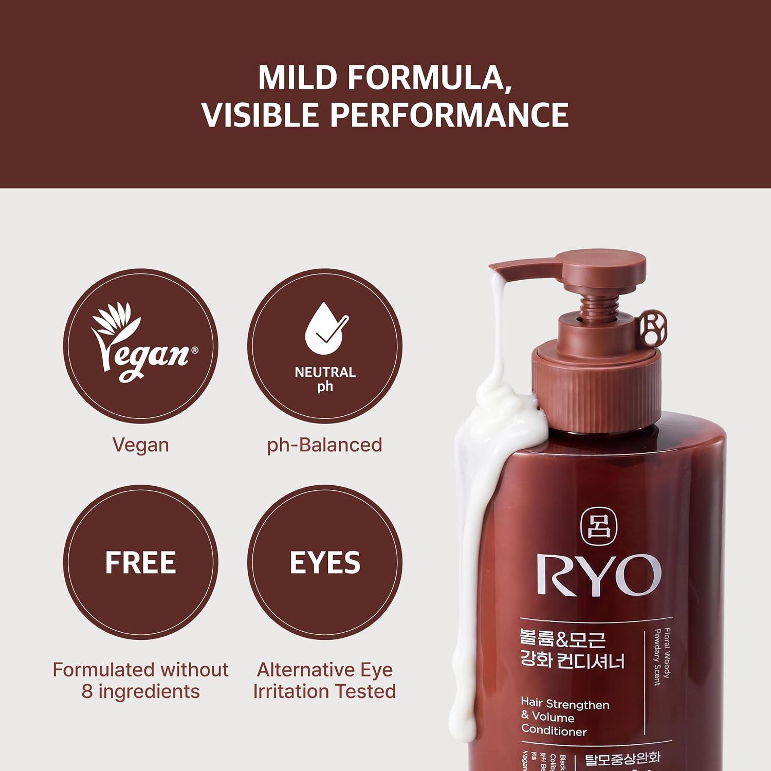 RYO Hair Strengthen & Volume Conditioner 480ml 6