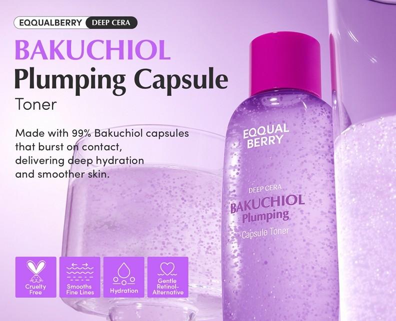EQQUALBERRY BAKUCHIOL PLUMPING CAPSULE TONER 150ml 7