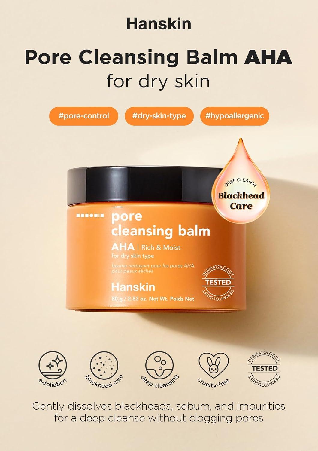 Hanskin Pore Cleansing Balm AHA 80 g 2