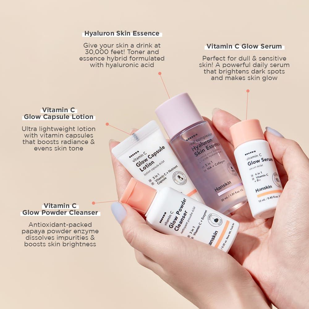 Hanskin Glow Skin On The Go Kit 4 Pcs 4