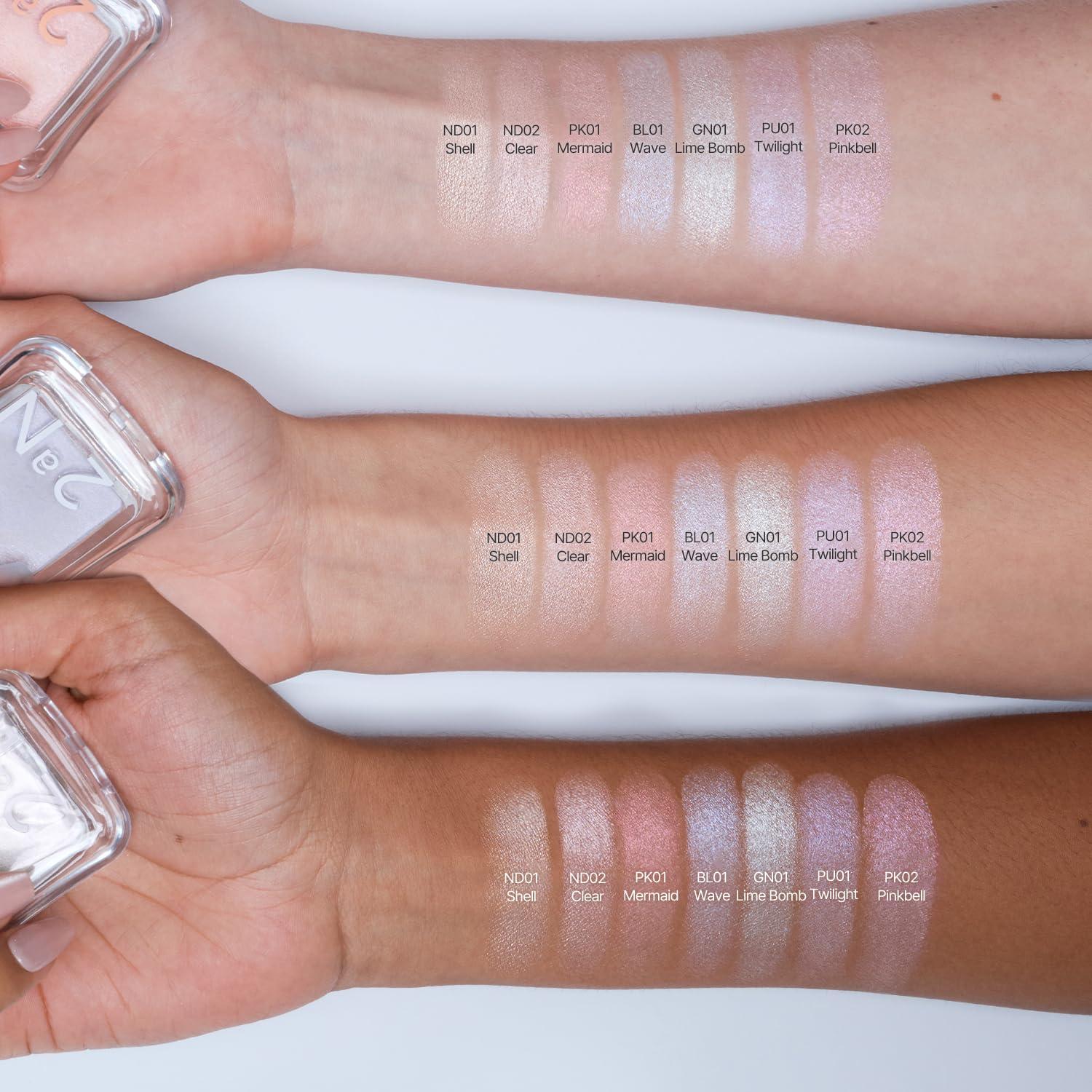 Pure Glash Highlighter ND01 Shell 2.7g 3