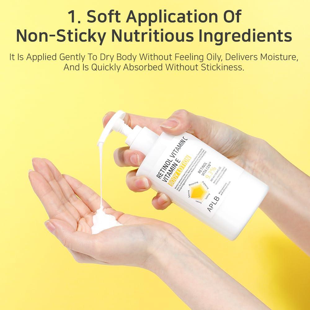 APLB RETINOL VITAMIN C VITAMIN E BODY LOTION 300ml 7