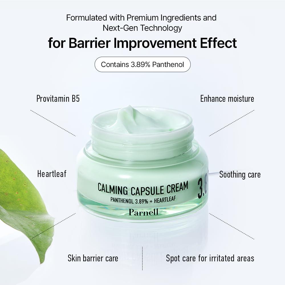 Parnell  PANTHENOL 3.89 HEARTLEAF CALMING CAPSULE CREAM 50ml 5