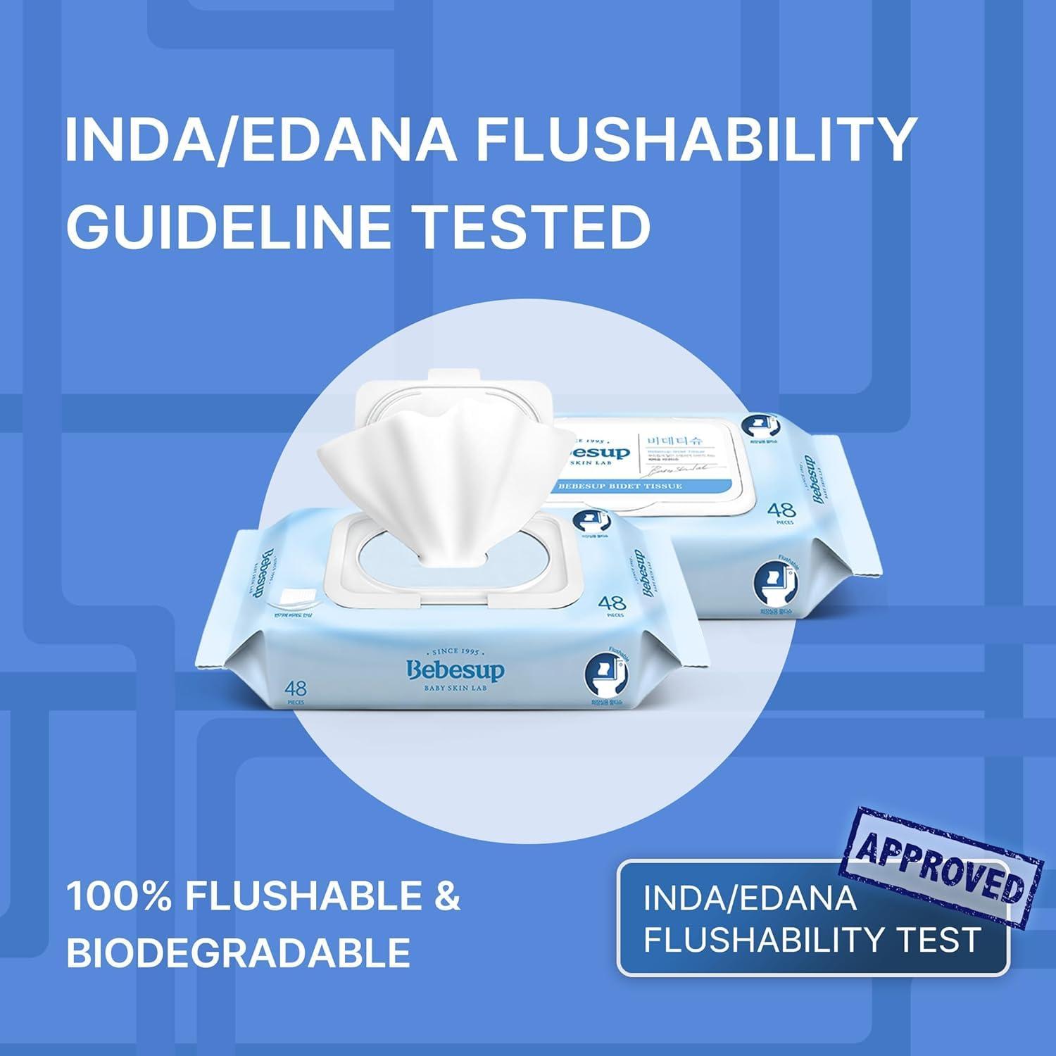 Bebesup Bidet Tissue 48cap 4