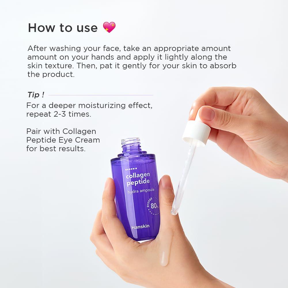 Hanskin collagen peptide hydra ampoule 3.04 fl oz (90 ml) 3