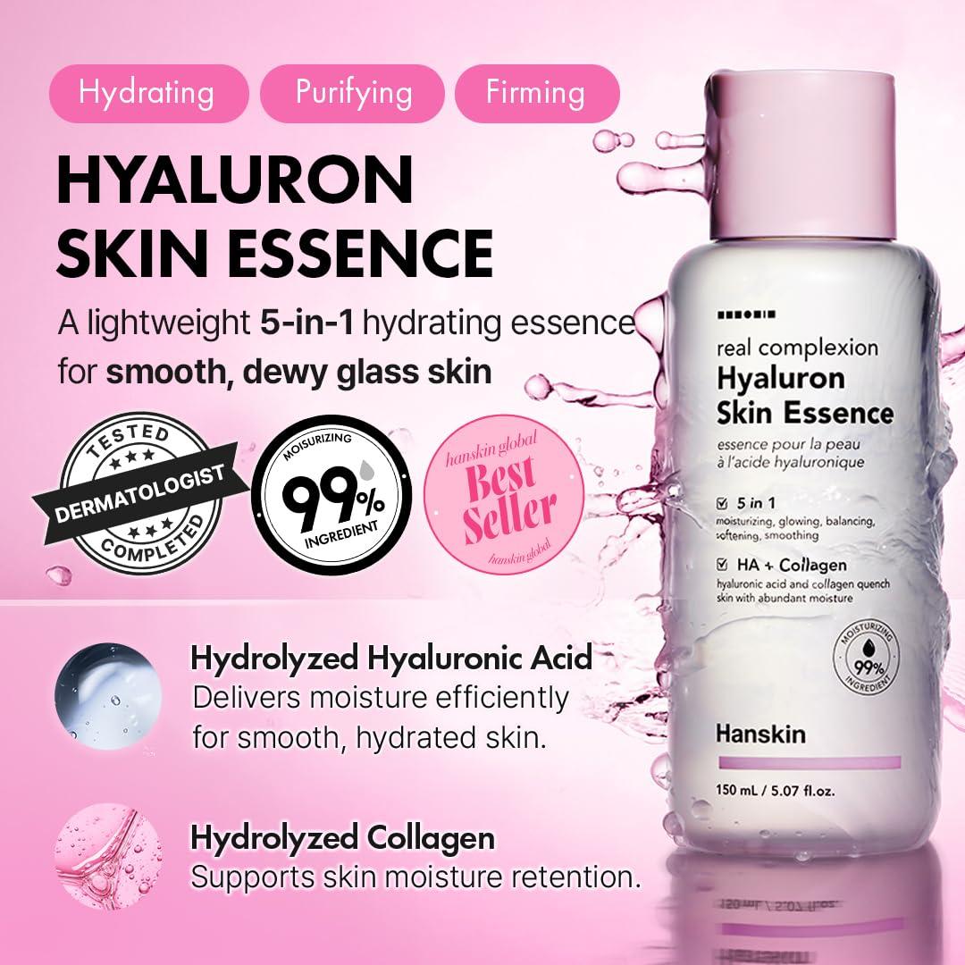 Hanskin Real Complexion Hyaluron Skin Essence 150ml 4