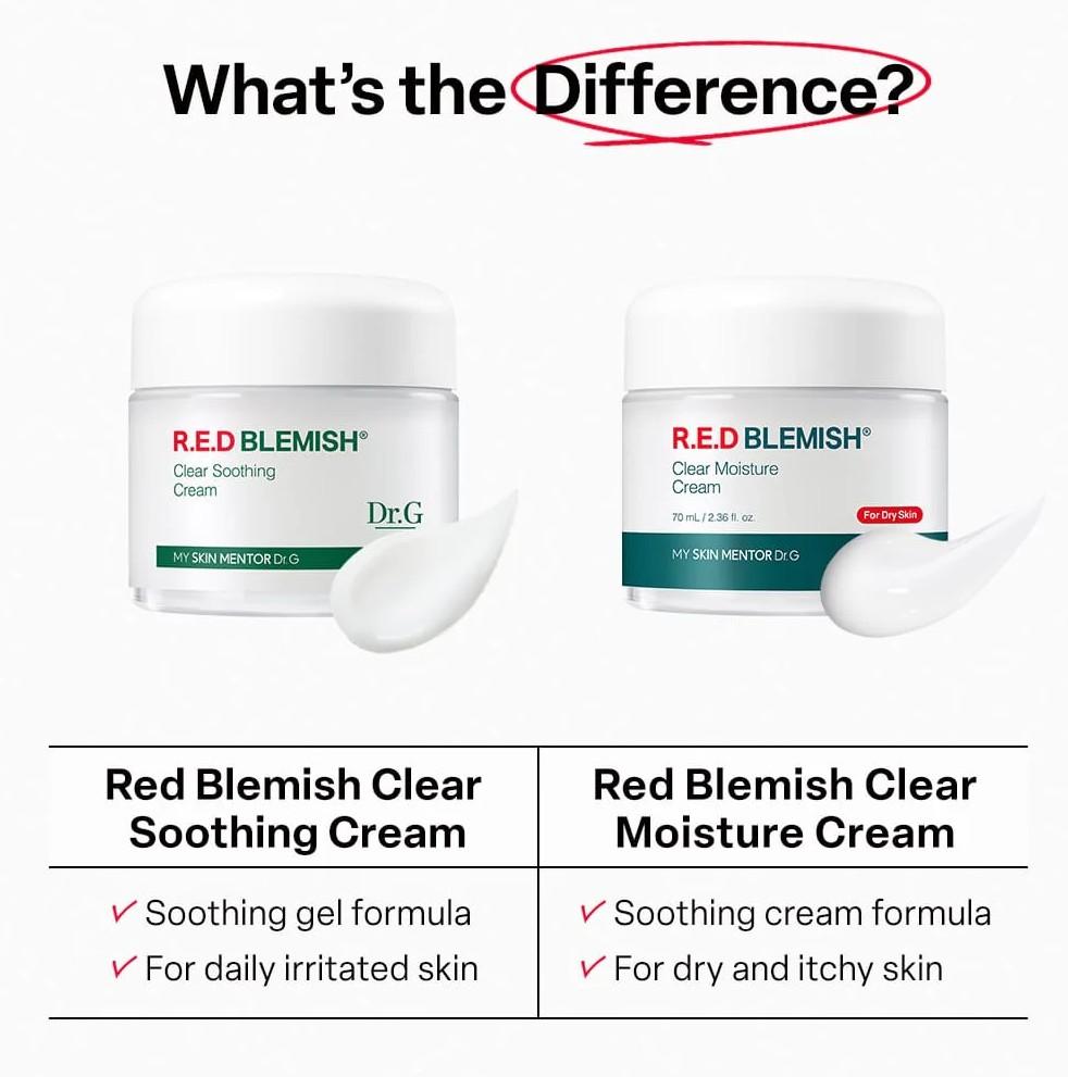 DR.G R.E.D BLEMISH CLEAR MOISTURE CREAM 70ML 6