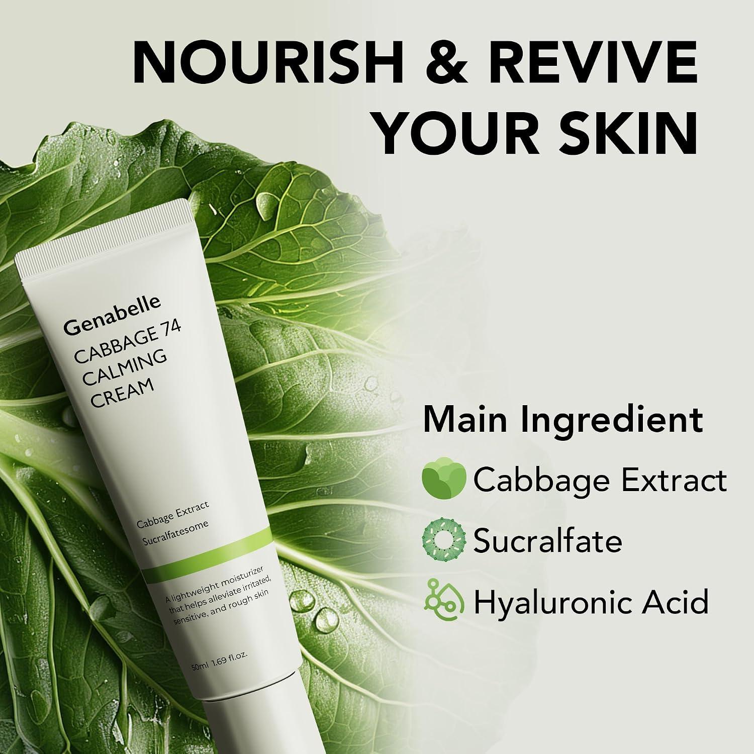 Genabelle Cabbage Calming Cream 50ml 4
