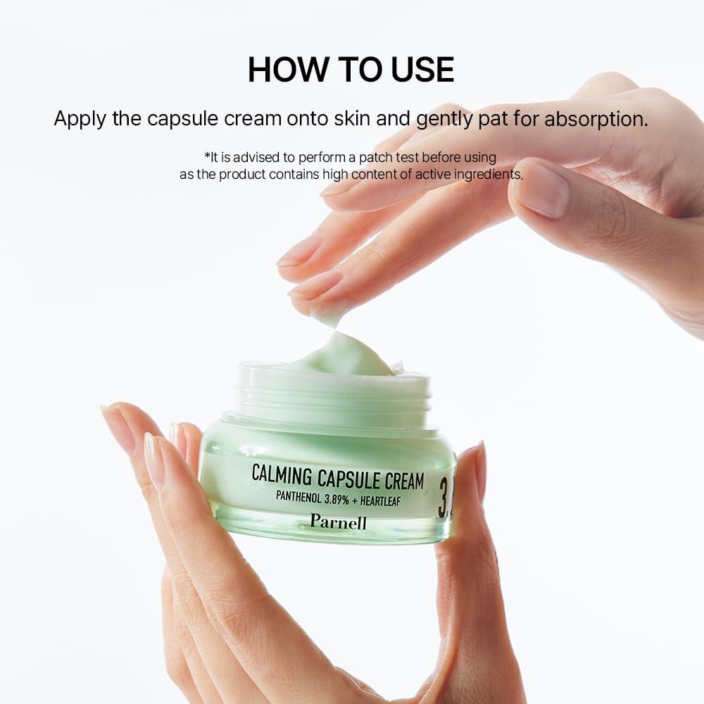 Parnell  PANTHENOL 3.89 HEARTLEAF CALMING CAPSULE CREAM 50ml 7