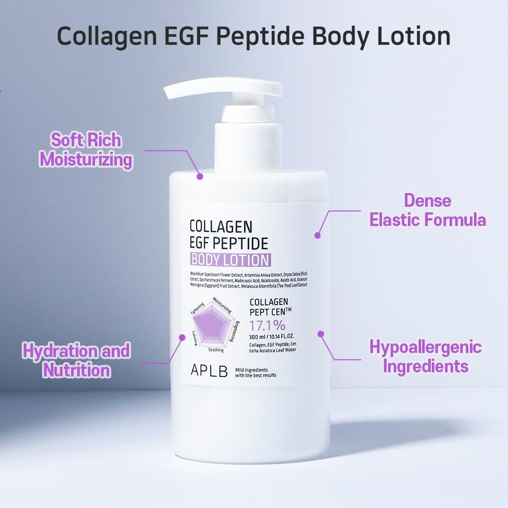 APLB COLLAGEN EGF PEPTIDE BODY LOTION 300ml 6