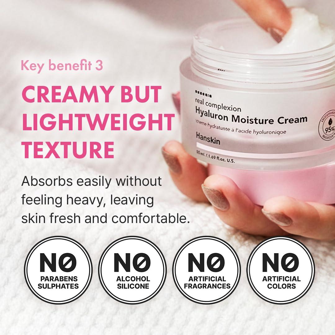 Hanskin Hyaluron Moisture Cream 50ml 6