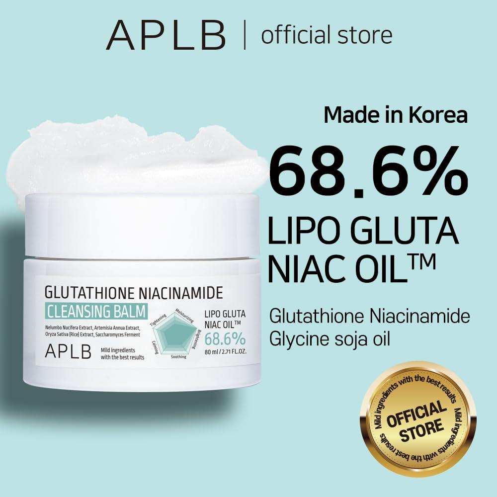 APLB Glutathione Niacinamide Cleansing Balm 80ml 7