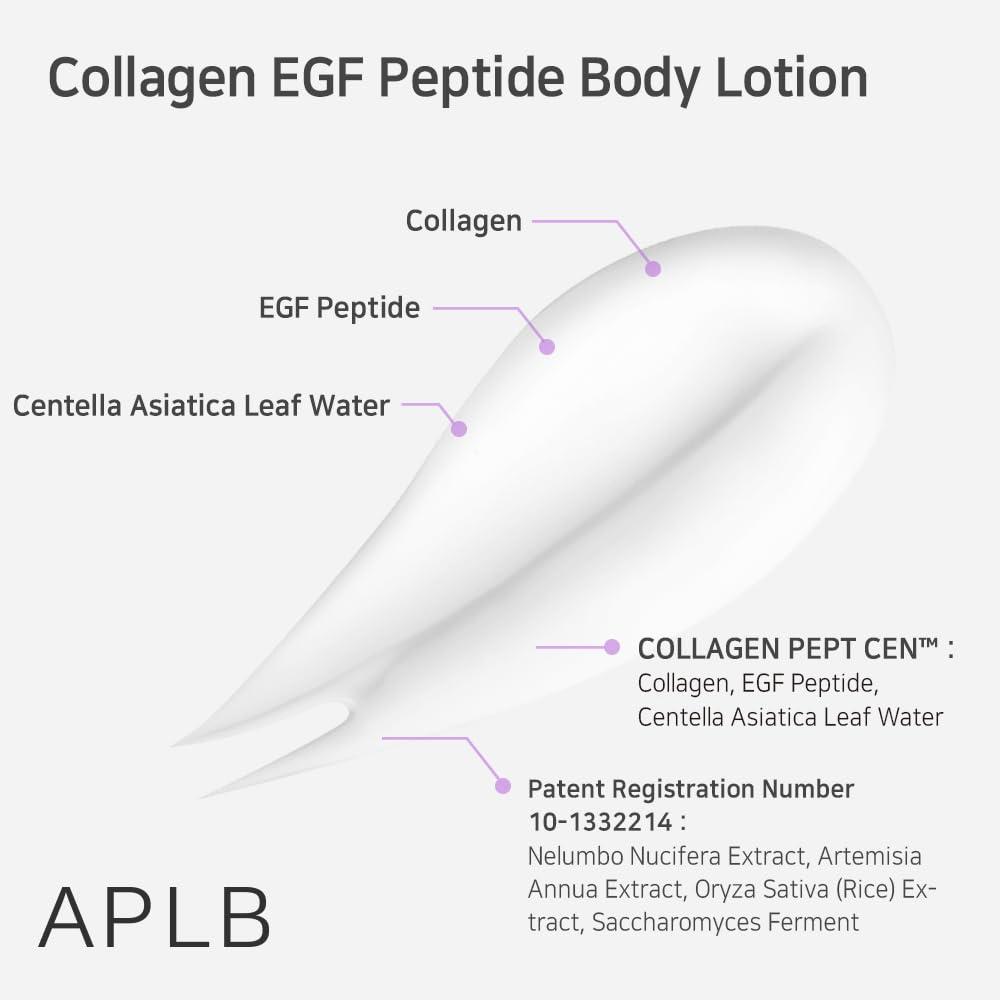 APLB COLLAGEN EGF PEPTIDE BODY LOTION 300ml 4