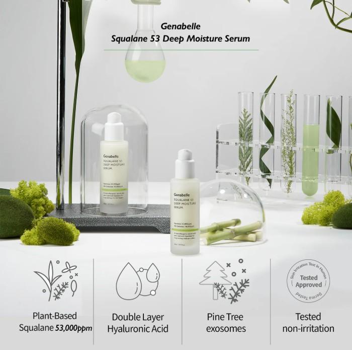 Genabelle Squalane 53 Deep Moisture Serum 30ml 4