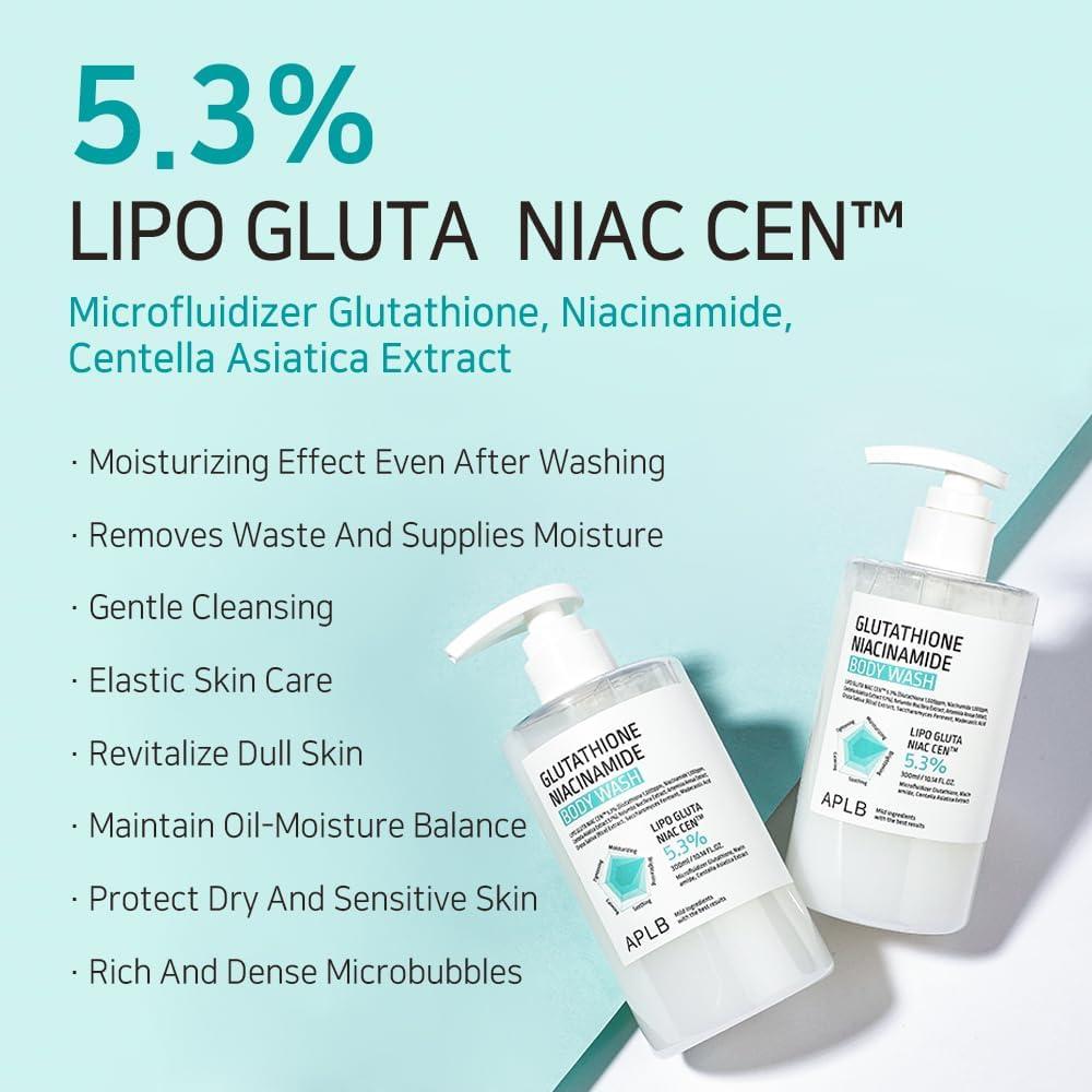 APLB Glutathione Niacinamide Body Wash 300ml 3