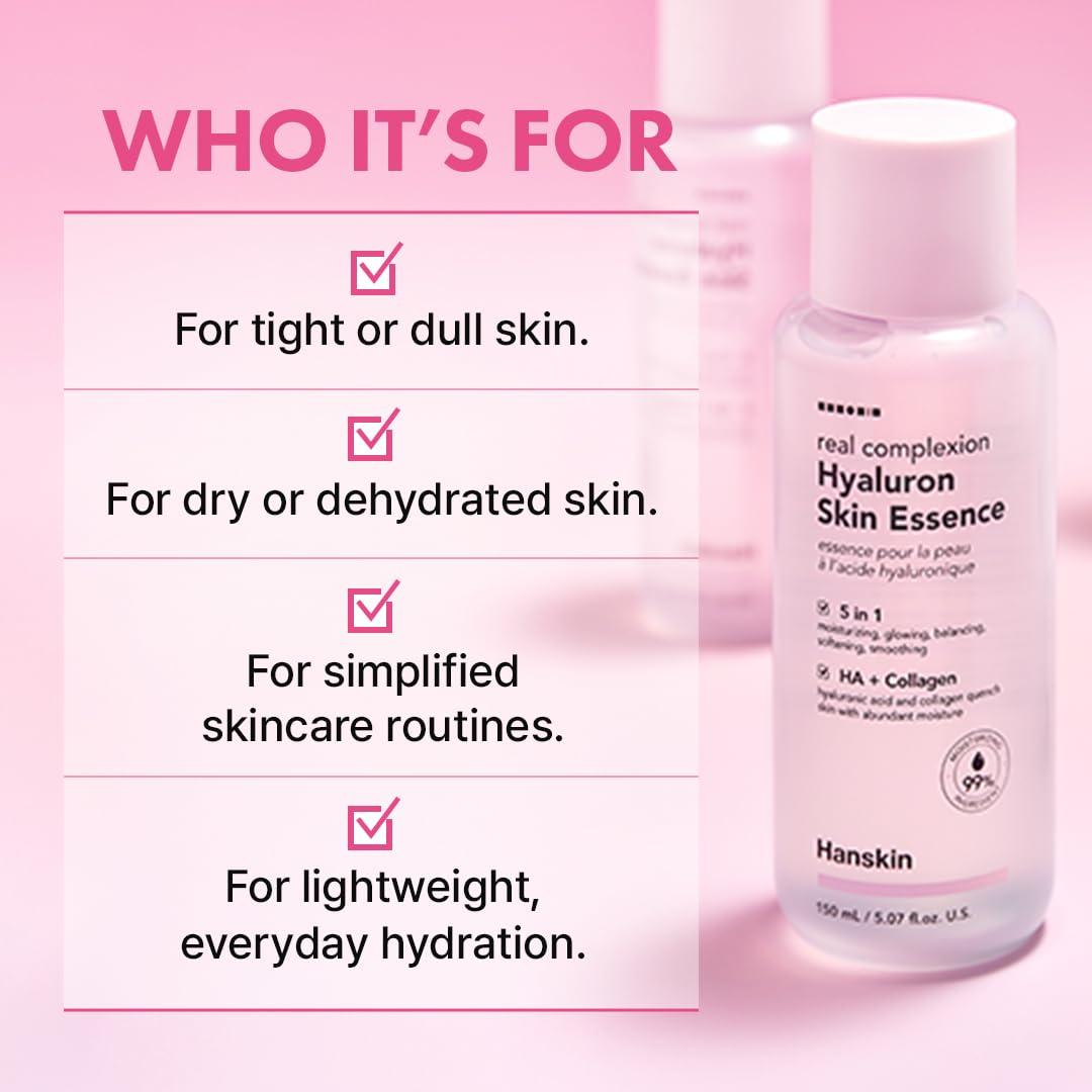 Hanskin Real Complexion Hyaluron Skin Essence 150ml 7
