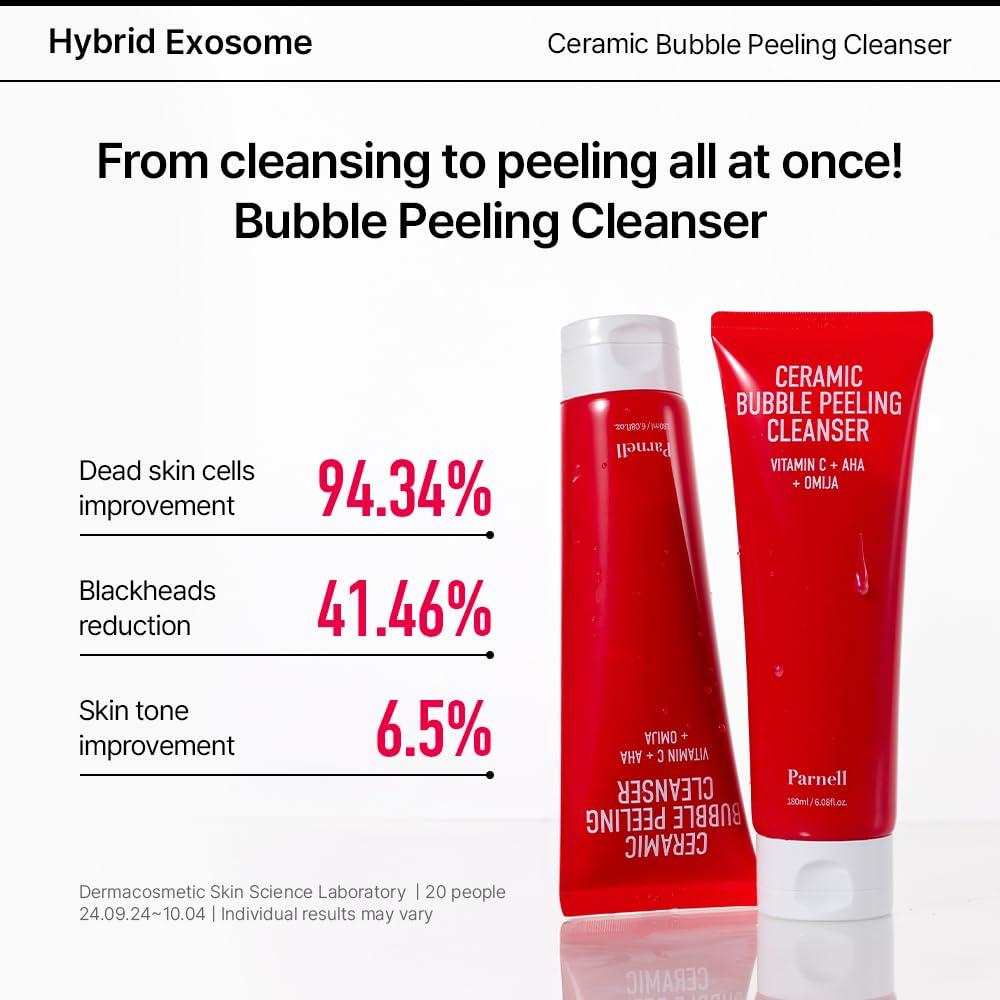 Parnell  AHA OMIJA CERAMIC BUBLE PEELING CLEANSER 180ml 5