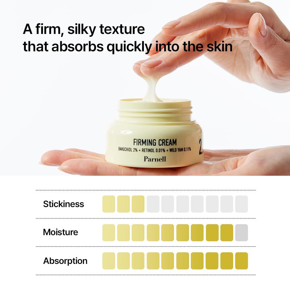 Parnell BAKUCHIOL RETINOL WILD YAM 2.12 FIRMING CREAM 50ml 5
