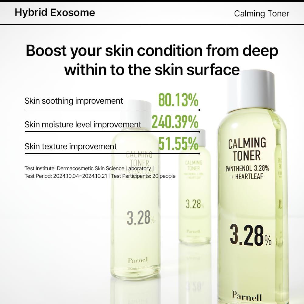 Parnell  PANTHENOL 3.28 HEARTLEAF CALMING TONER 200ml 8